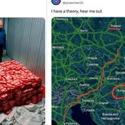 Imagini care parodiază furtul a 12 tone de Kitkat  Sursa X jpg