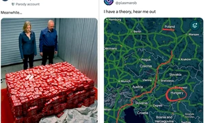 Imagini care parodiază furtul a 12 tone de Kitkat  Sursa X jpg