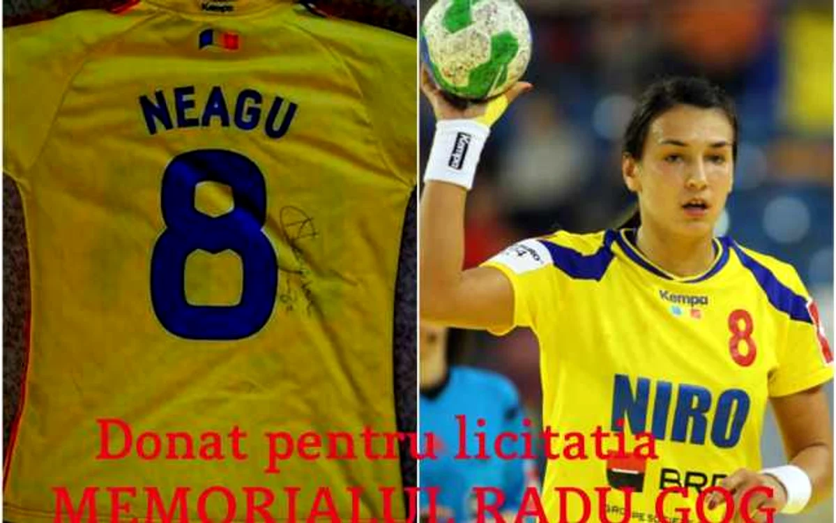 Tricoul cu autograf al Cristinei Neagu a atras cea mai mare sumă de până acum