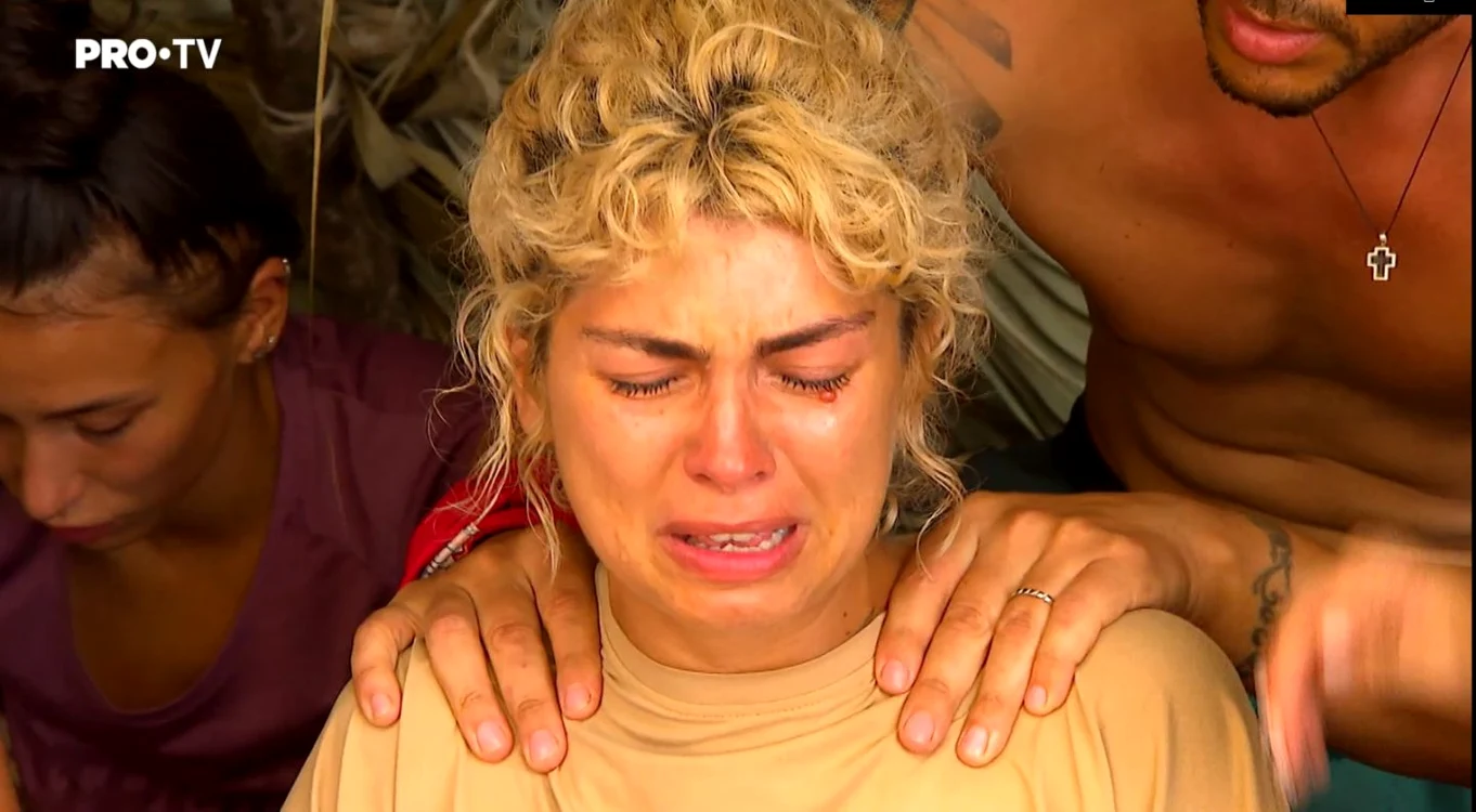 Bianca Patrichi a făcut un atac de panică la Survivor și plânge în hohote