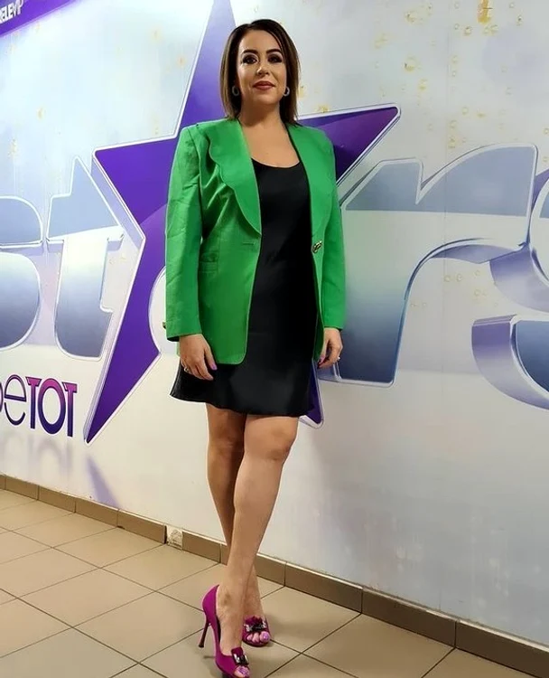Oana Roman a făcut proba centimetrului în directfoto: captură video