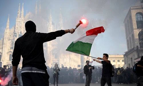 Proteste în Italia 