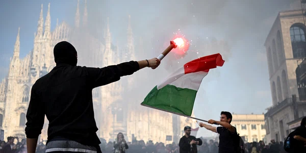 Proteste în Italia 