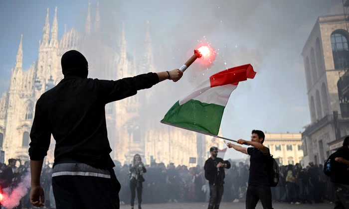 Proteste în Italia 