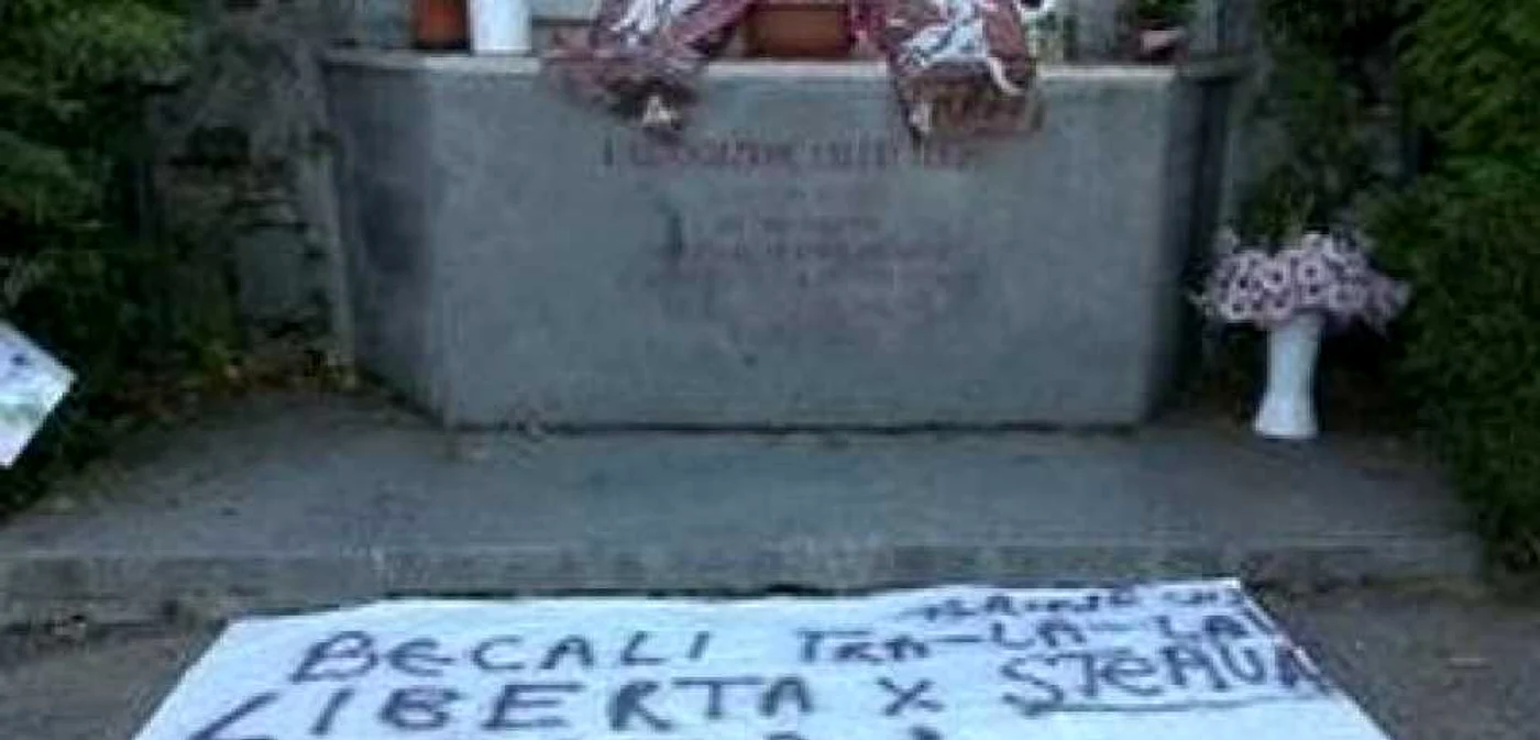 Suporterii Stelei dinTorino au protestat împotriva lui Becali