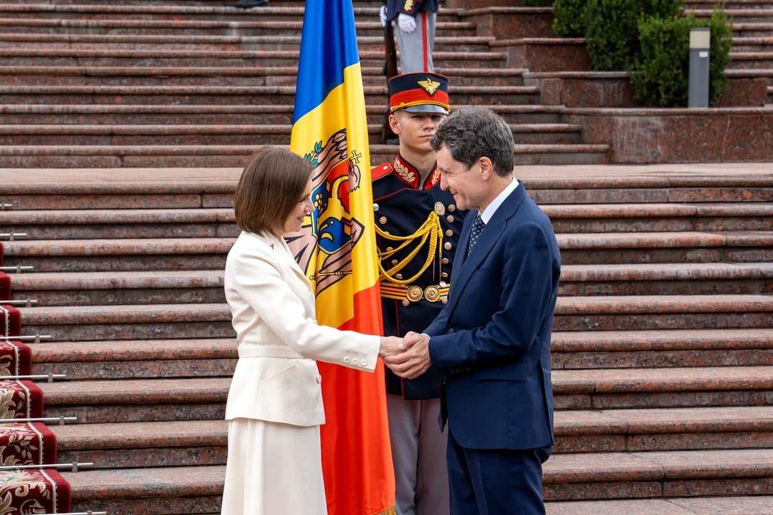 Nicușor Dan, primit de Maia Sandu
