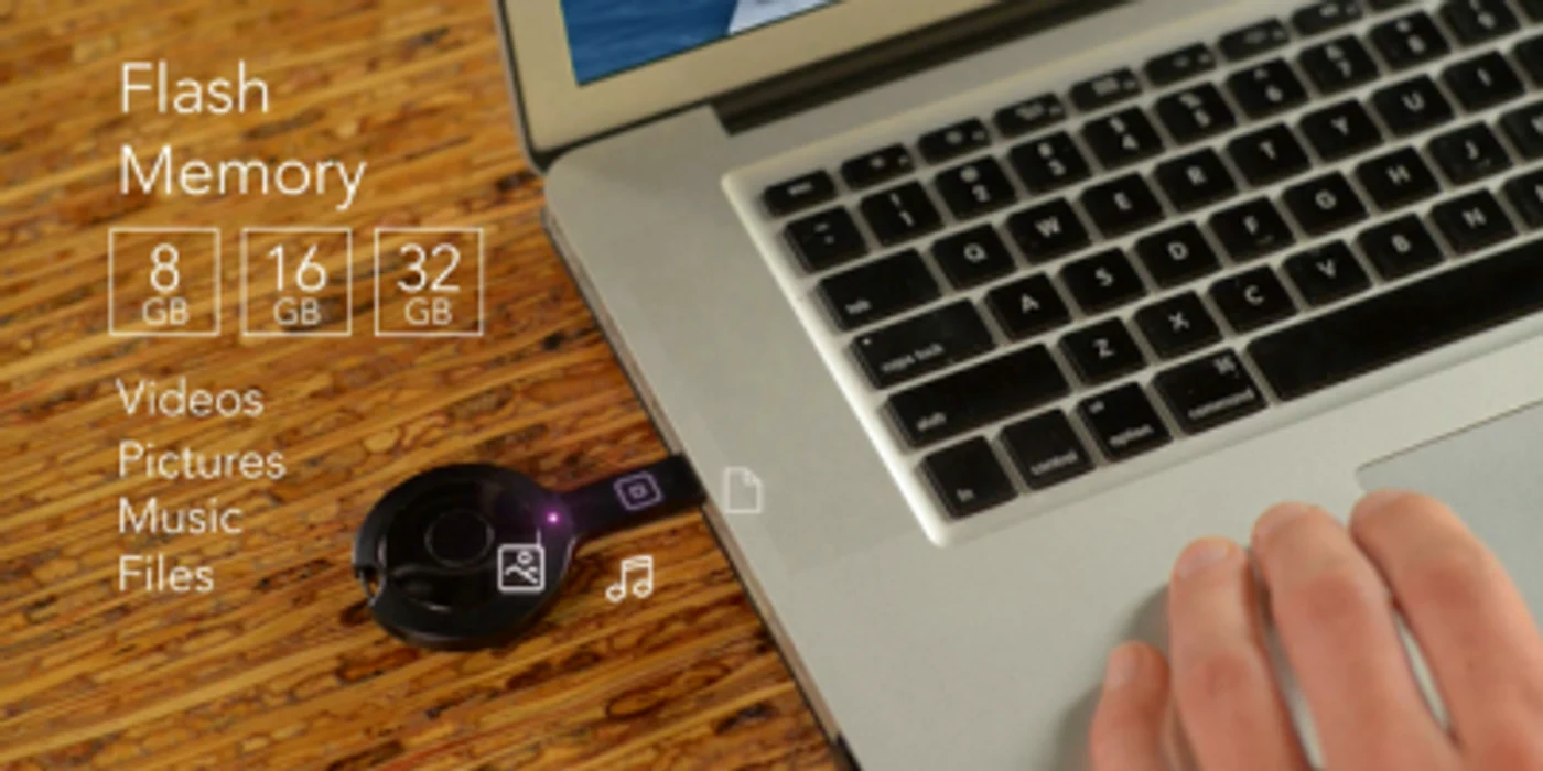Gokey se conectează la calculator, la telefon, e baterie şi localizator FOTO Indiegogo