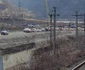 Valea Oltului tranzitată prin albia râului Olt la Vâlcea pe DN 7 Foto FB Bogdan Hdm