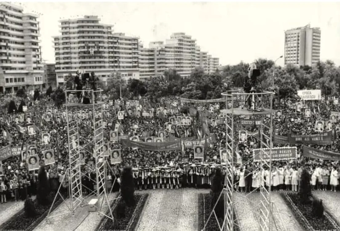 Sărbătoarea de 23 august pe Platoul Romanilor din Alba Iulia FOTO Muzeul Unirii