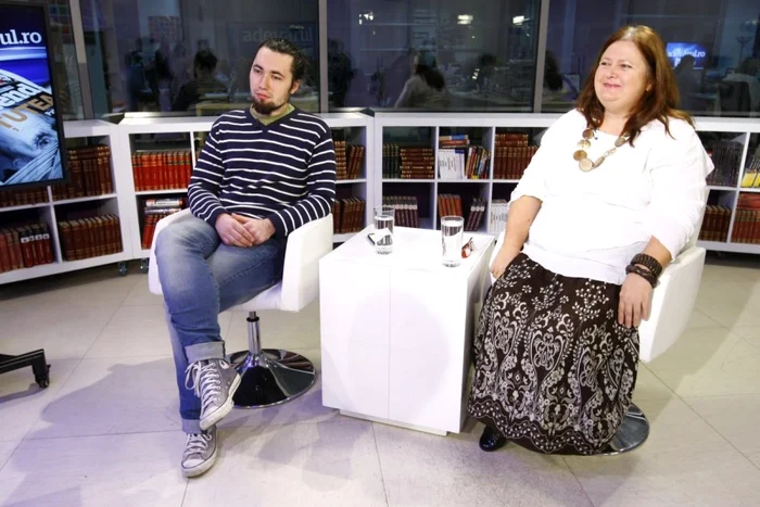 Radu Uszkai şi Ioana Avadani la Adevărul Live FOTO David Muntean