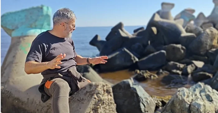 Biologul Adrian Bîlbă. FOTO Captură video Facebook 