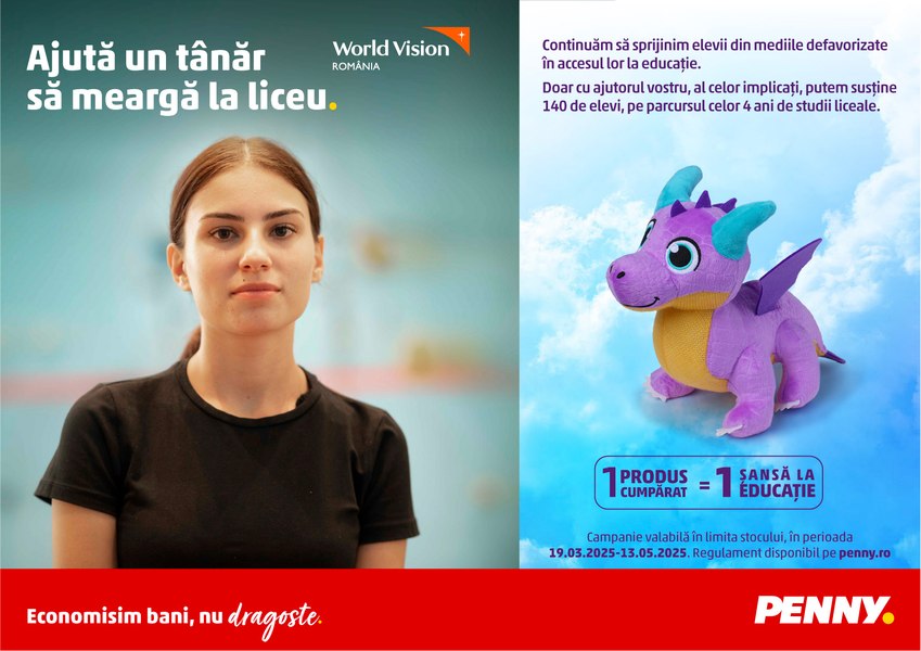 PENNY lansează o colecție specială de jucării din pluș și continuă să susțină educația elevilor din medii defavorizate