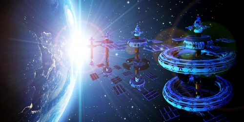 Hotelul spaţial gândit de un elev din Dâmboviţa. FOTO