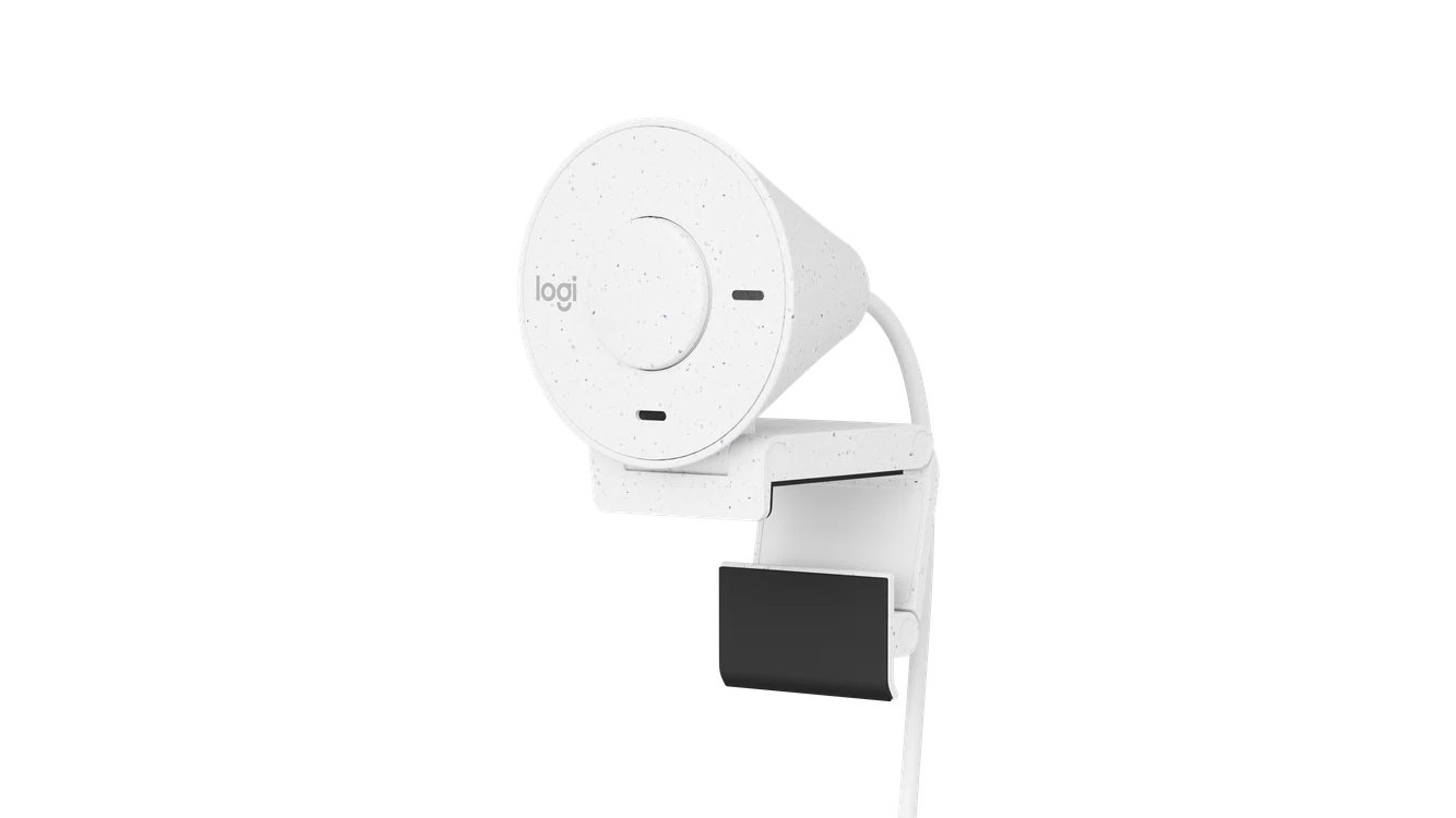 Camera web Logitech Brio300 off-white.