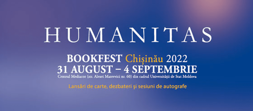 Evenimente marca Humanitas la Bookfest Chișinău