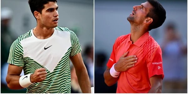 Alcaraz Djokovic png