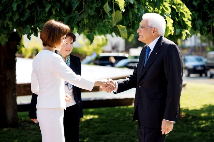 Sergio Matterella a întreprins o vizită la Chișinău. FOTO: Presedinte.md