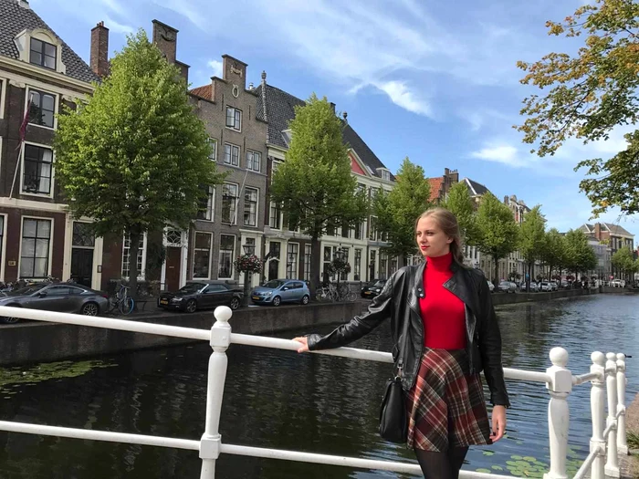 Istantaneu din orașul Leiden Andreea Neagu FOTO Arhivă personală