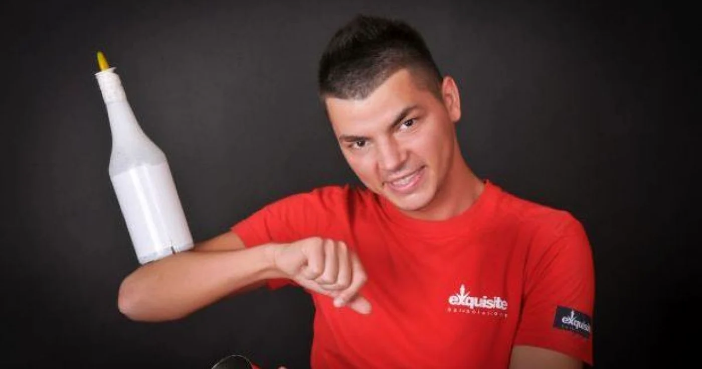 Valentin Luca este cel mai bun barman din România Foto. arhivă personală