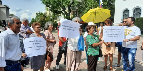 Protest în Pitesti jpg