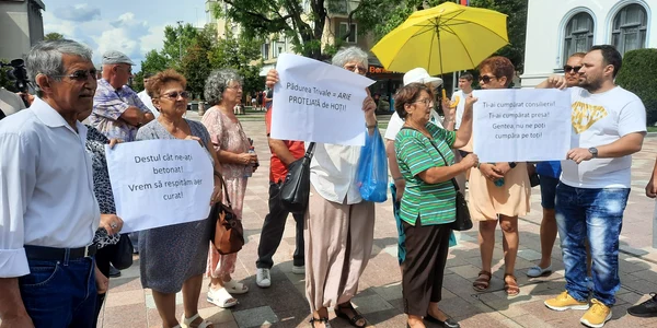 Protest în Pitesti jpg