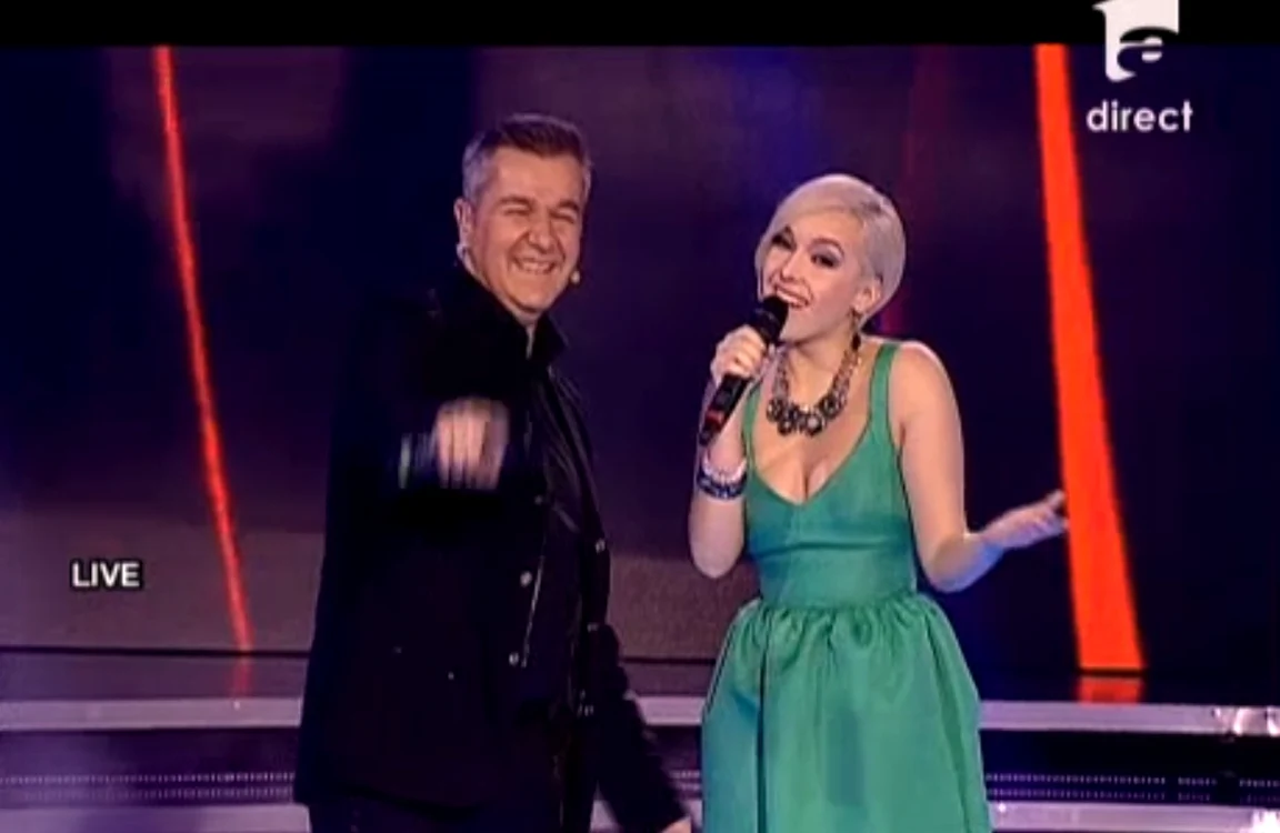 Dan Bittman şi Mădălina Lefter (Captură Antena 1)