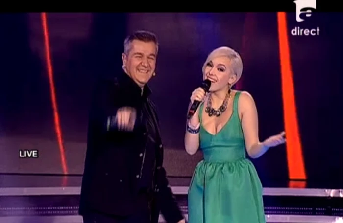 Dan Bittman şi Mădălina Lefter (Captură Antena 1)