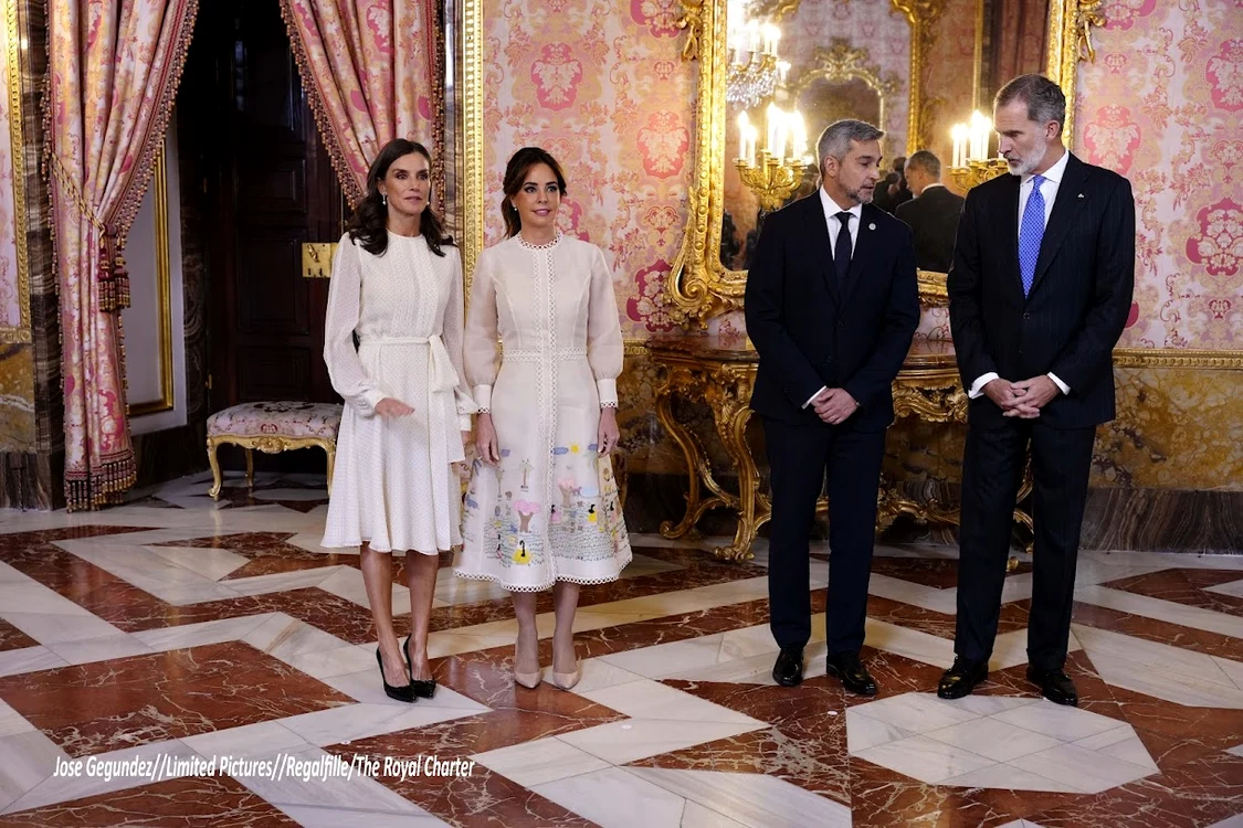 Președintele Paraguay în vizită la cuplul regal spaniol jpg