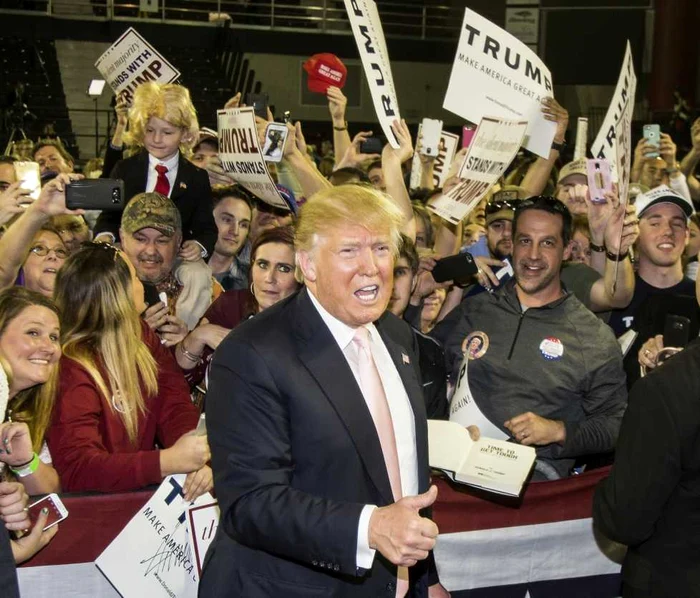 Donald Trump câştigător şi al votului popular FOTO AFP