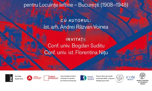 Lansarea volumului „Idealul locuirii bucureștene: familia cu casă și grădină”, la Muzeul Național al Țăranului Român