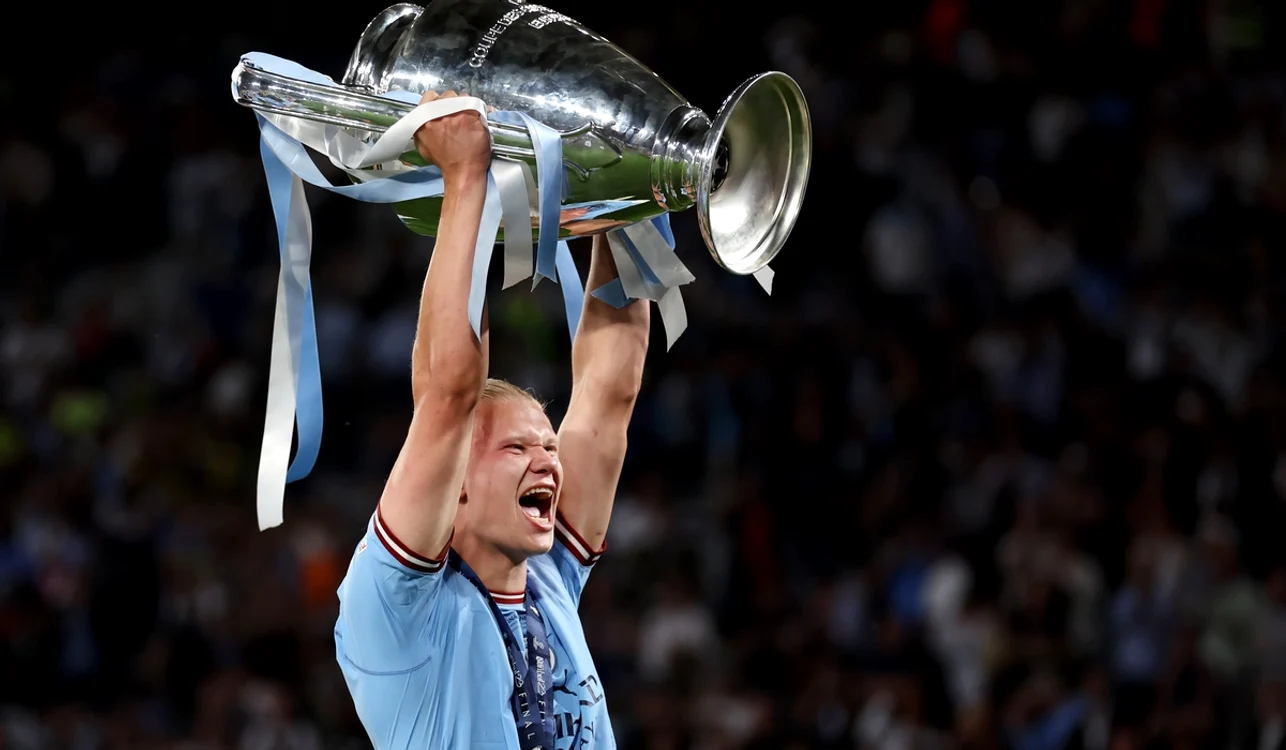 Norvegianul a reușit o triplă istorică cu Manchester City / foto: Profimedia
