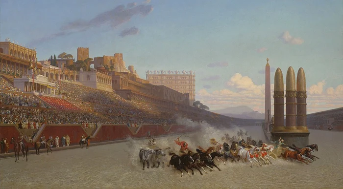 Cursă de care, de Jean-Léon Gérôme (© Art Institute of Chicago / Wikimedia Commons)