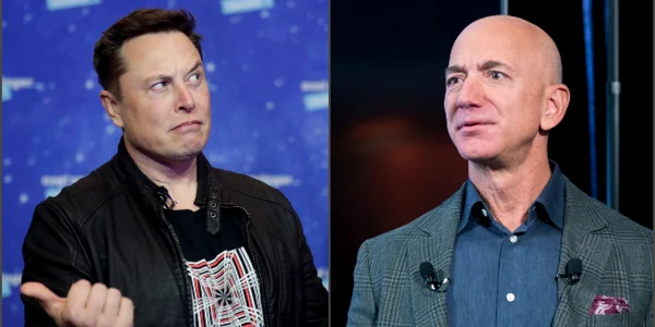 Elon Musk Jeff Bezos FOTO EPA-EFE