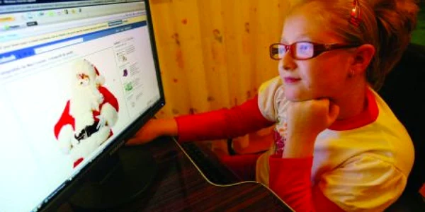 Daria speră ca Moş Crciun să îi aducă toate cadourile pe care le-a cerut