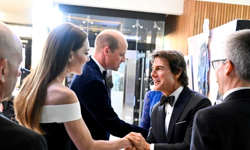 Tom Cruise, Kate Middleton și Prințul William la premiera Maverick, Getty (4) jpg
