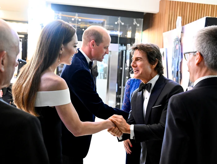 Tom Cruise, Kate Middleton și Prințul William la premiera Maverick, Getty (4) jpg