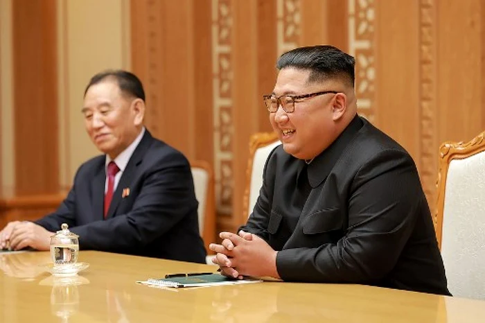 Kim Yong-chol si Kim Jong-un FOTO AFP