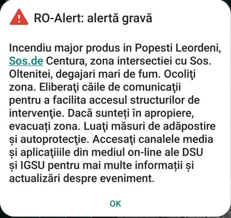 incendiu popesti