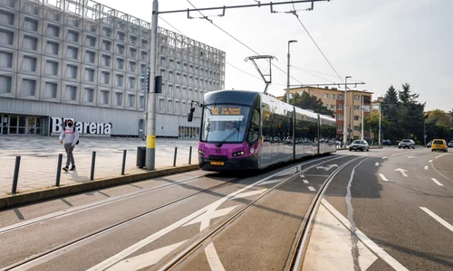 La Cluj circulă tramvaiele fabricate la Astra Vagoane Călători, care vor ajunge și în Capitală jpeg