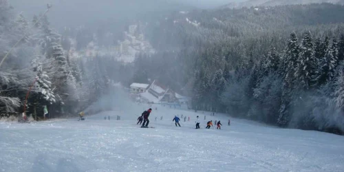 Pe pârtia Clăbucet din Predeal se va putea schia în acest weekend. FOTOAdevarul