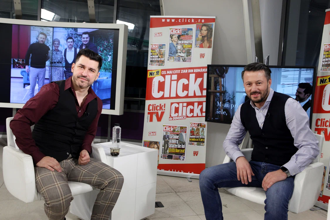 
    Doru Todoruţ şi Cirpaj Rogojan au fost invitaţi la Click! TV onlinefoto: Florin Şuler  