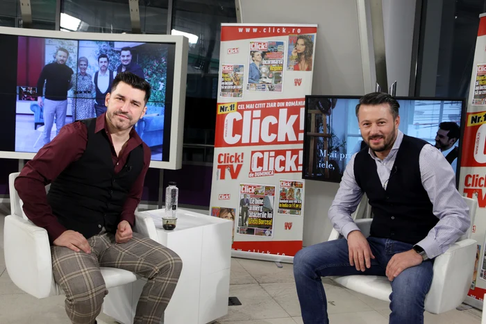 Doru Todoruţ şi Cirpaj Rogojan au fost invitaţi la Click! TV onlinefoto: Florin Şuler