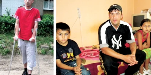 Daniel Stănică merge doar cu ajutorul cârjelor iar copiii lui Florin Alexandrescu au rămas fără mamă