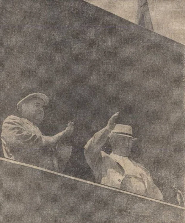 Nikita Hrușciov, discurs la Hunedoara. Foto: Scînteia, 1962