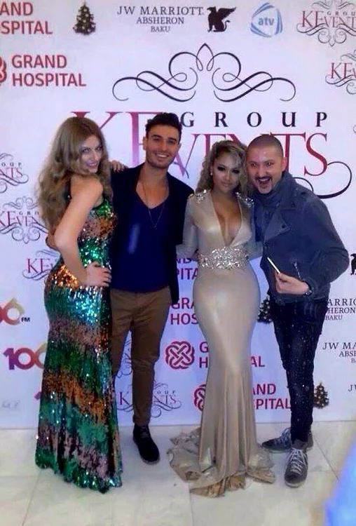 
    Tara a cântat în Baku în seara de Revelion, alături de Faydee şi Kat DeLunaFoto: Arhiva personală  