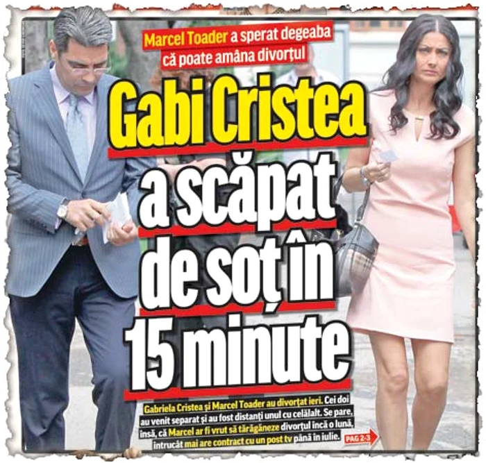 Gabi şi-a schimbat buletinul