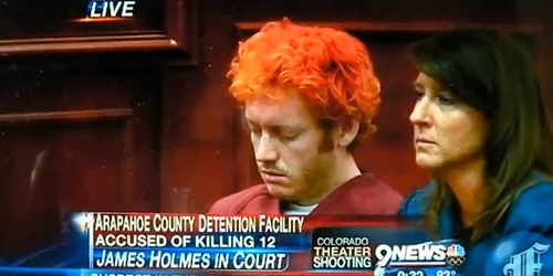 James Holmes, în fața instanței Sursa foto: Captură YouTube