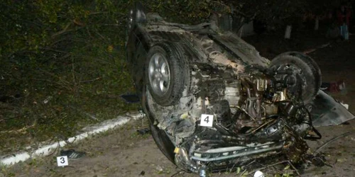 Autoturismul marca Alfa Romeo a fost distrus în proporţie de 90% în urma accidentului