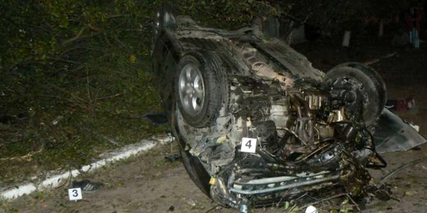 Autoturismul marca Alfa Romeo a fost distrus în proporţie de 90% în urma accidentului