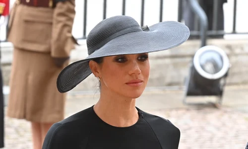 Meghan Markle în negru, GettyImages jpg